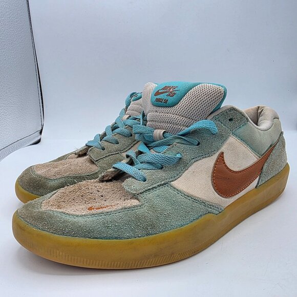 Nike SB Force 58 Mens Size 10.5 Green Frost Dark Russet Sneaker Shoes Casual main image 5